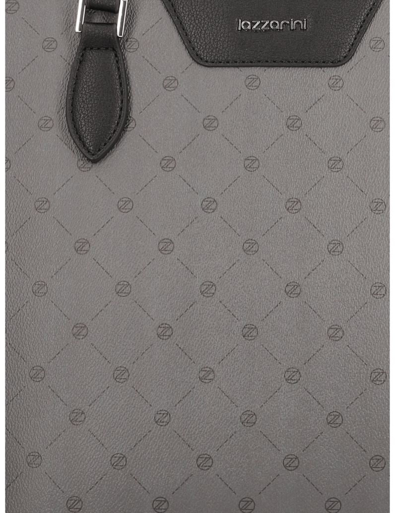 Lazzarini-kabelka-Shopper-šedá