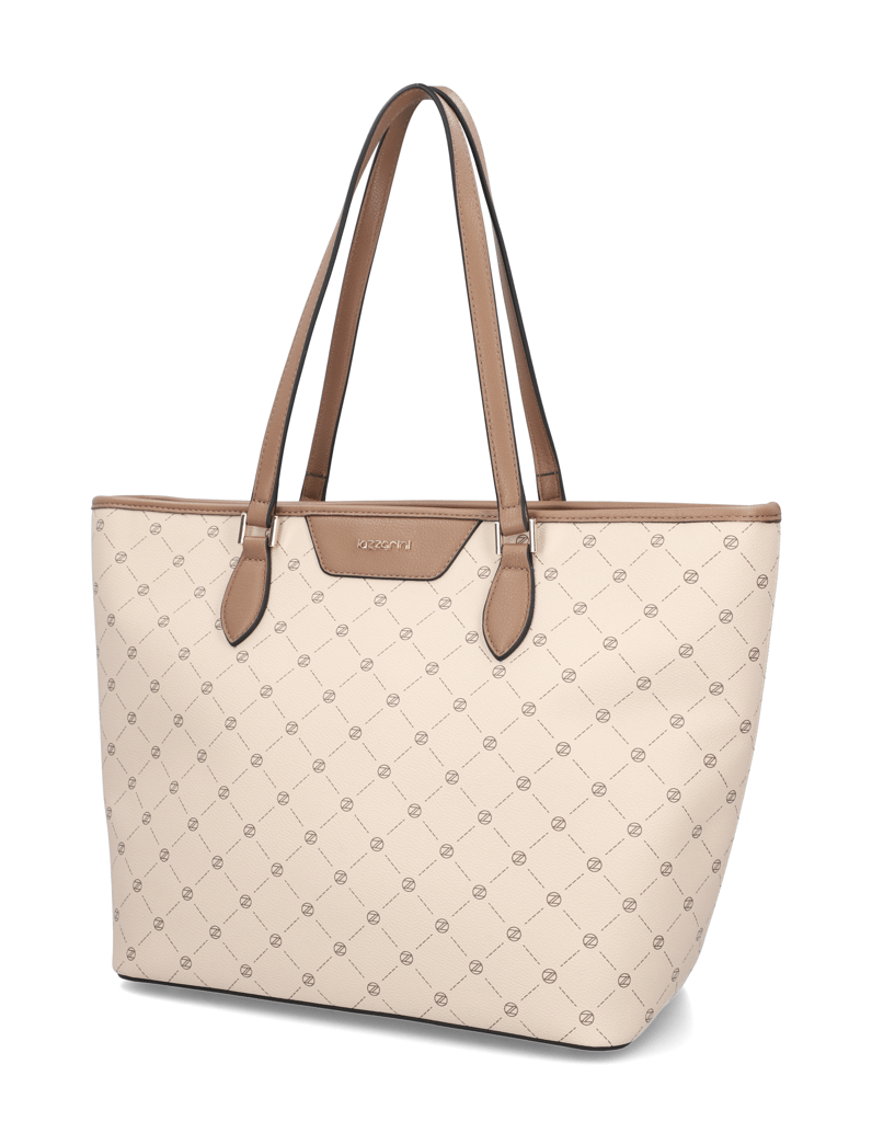 Lazzarini-kabelka-Shopper-šedá