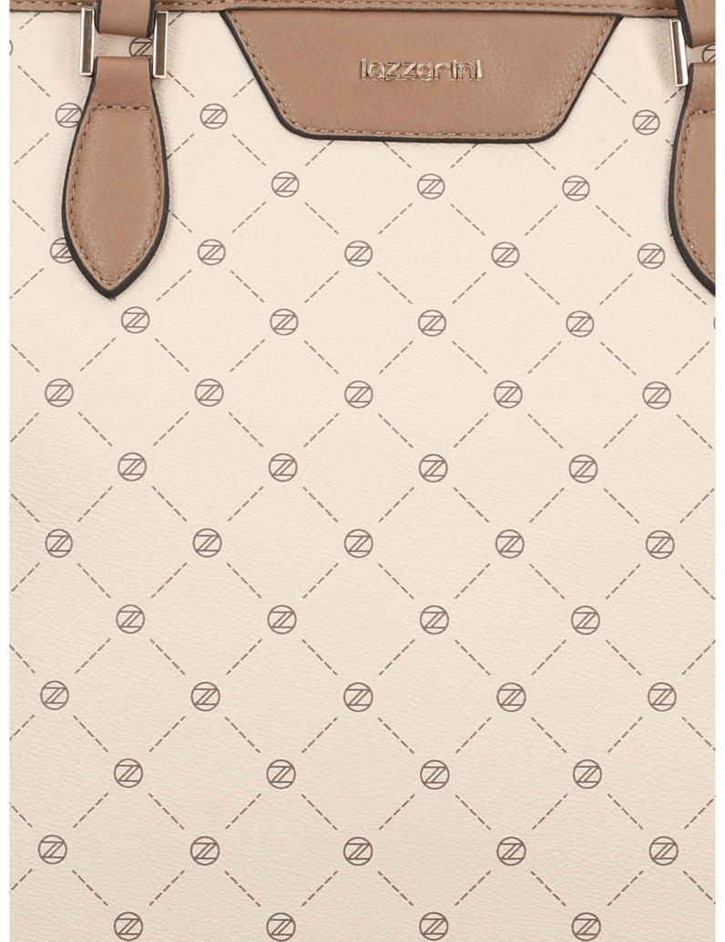 Lazzarini-kabelka-Shopper-šedá