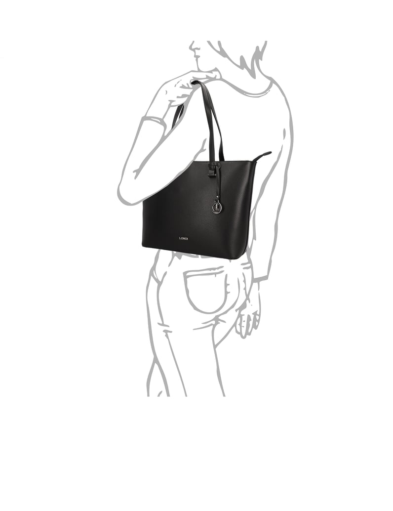 L.Credi-Shopper-Sarine-črna