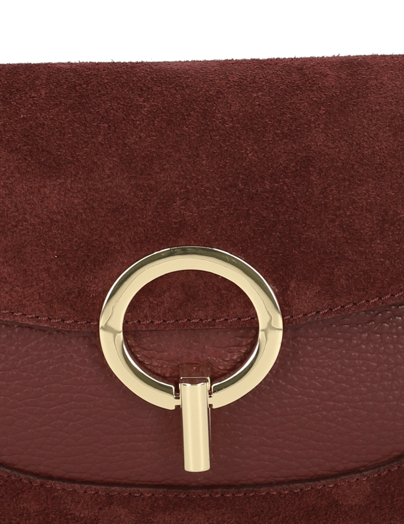 Lazzarini-kombinacija-usnja-mini-torbica-črna