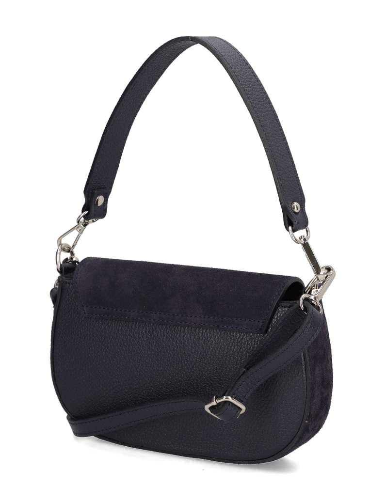 Lazzarini-Lederkombination-Mini-Bag-schwarz