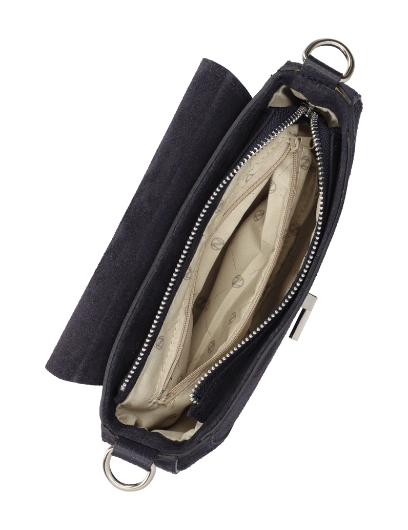 Lazzarini-Lederkombination-Mini-Bag-schwarz