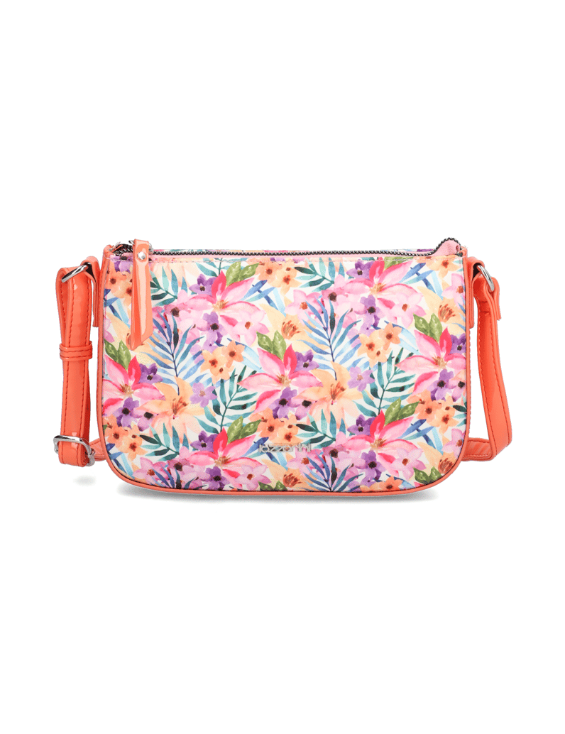 Lazzarini-textil-mini-kabelka-modrá