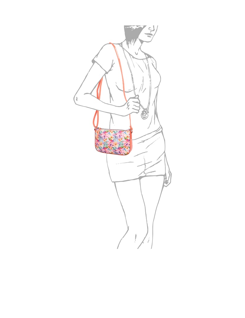 Lazzarini-textil-mini-kabelka-modrá