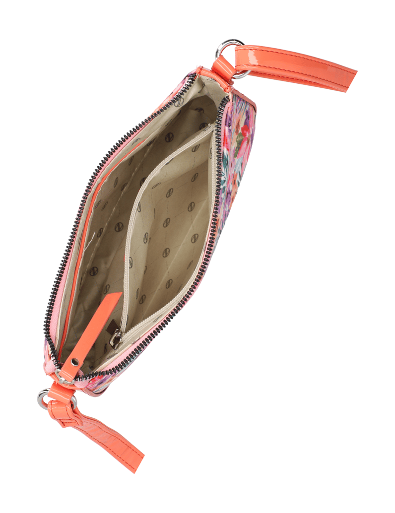 Lazzarini-textil-mini-kabelka-modrá