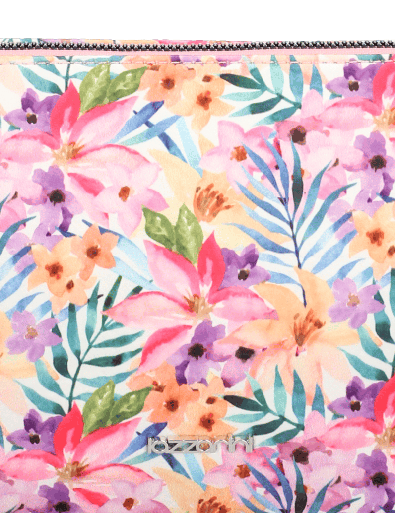 Lazzarini-textil-mini-kabelka-modrá