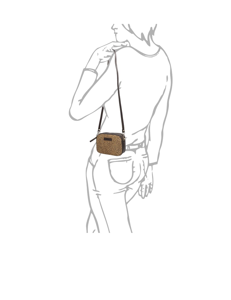 Pat-Calvin-hladká-kůže-mini-kabelka-béžová