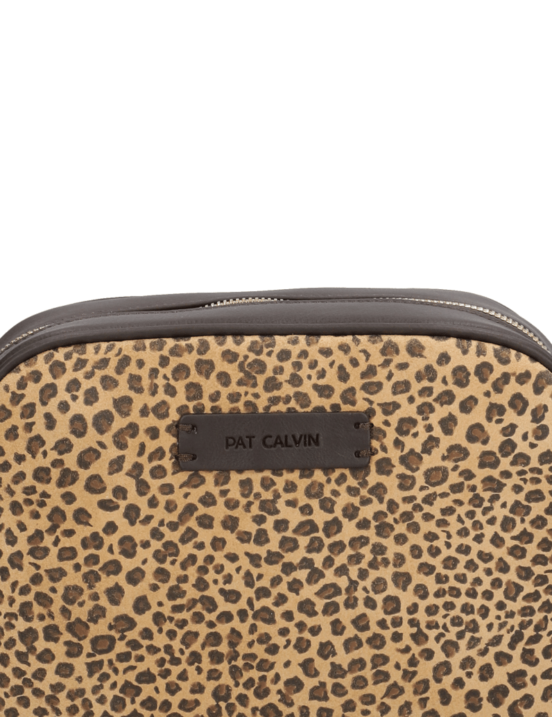 Pat-Calvin-hladká-kůže-mini-kabelka-béžová