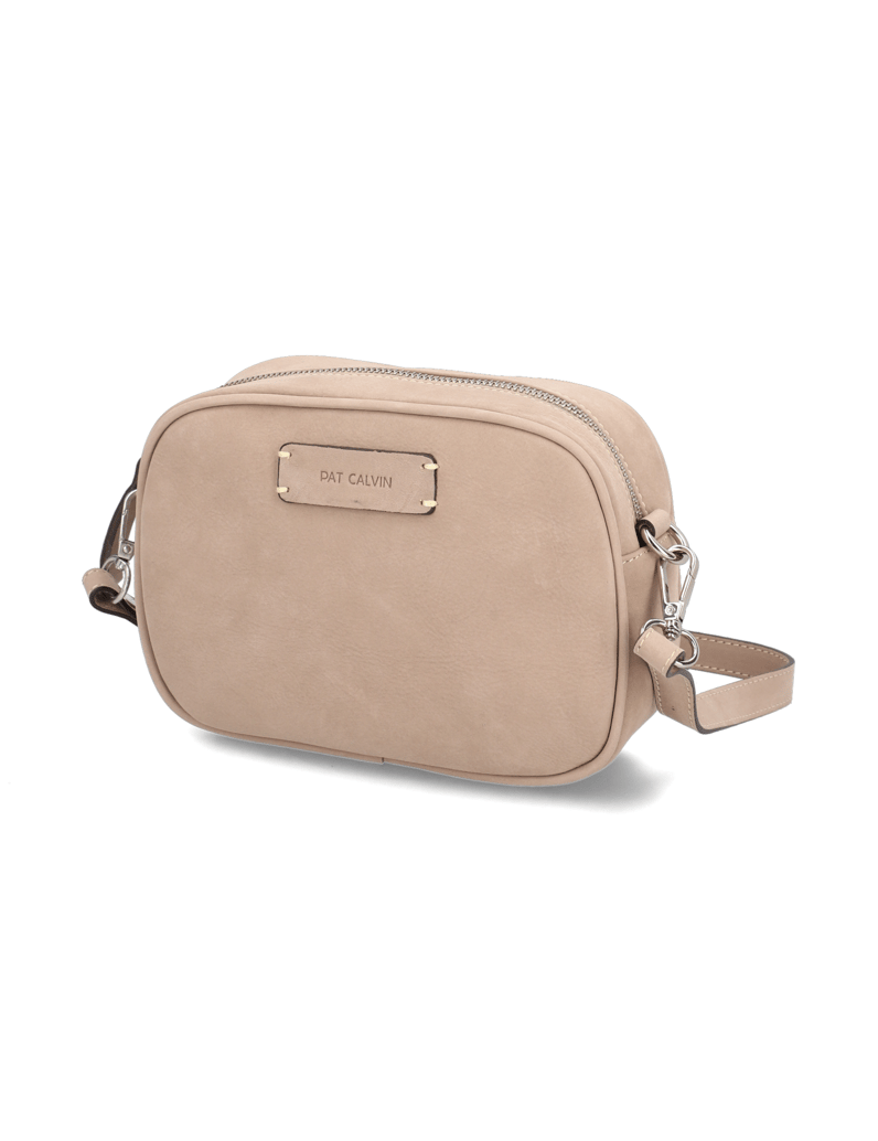 Pat-Calvin-nubuk-mini-kabelka-béžová