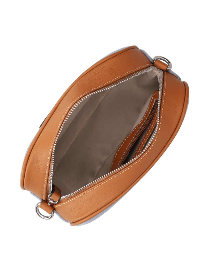 Pat-Calvin-velur-mini-kabelka-béžová