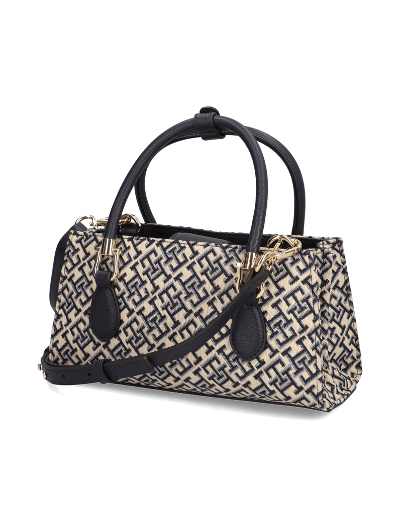 Tommy-Hilfiger-TH-GRACE-MINI-SATCHEL-JACQUARD-modrá