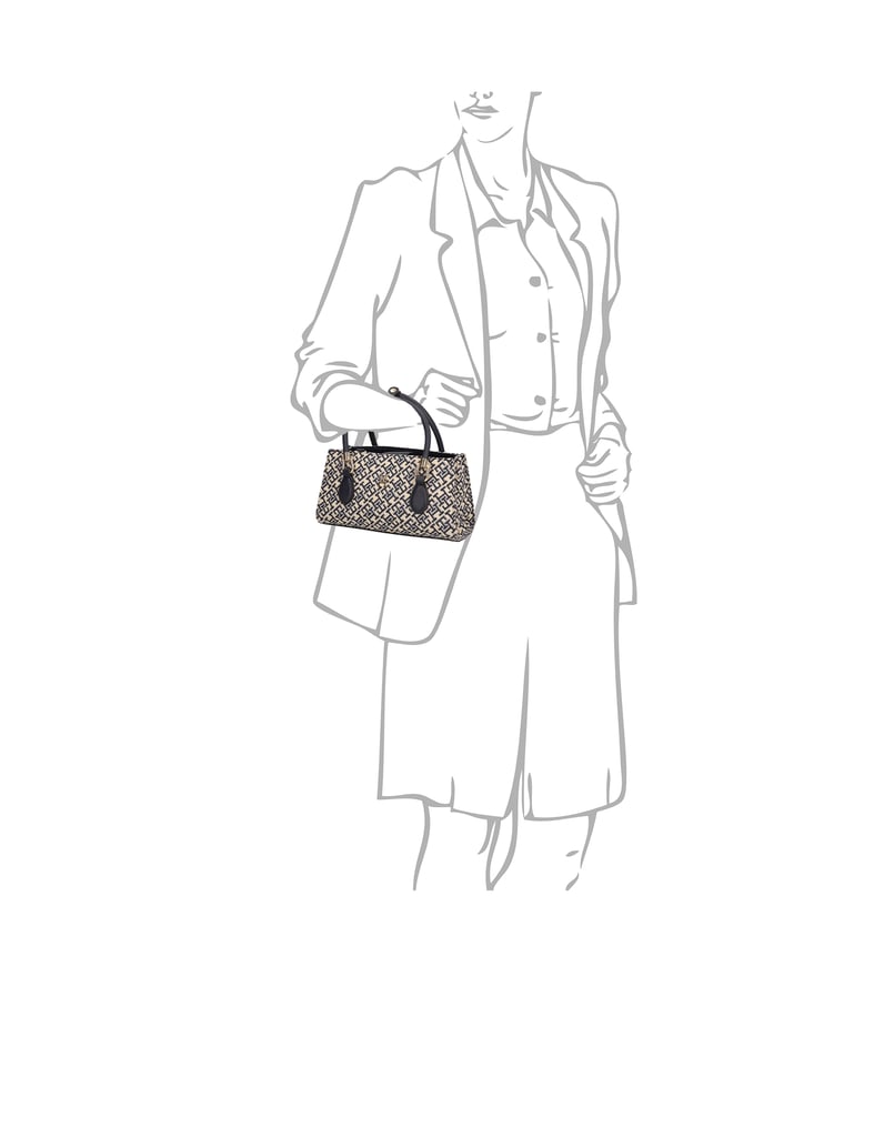 Tommy-Hilfiger-TH-GRACE-MINI-SATCHEL-JACQUARD-modrá