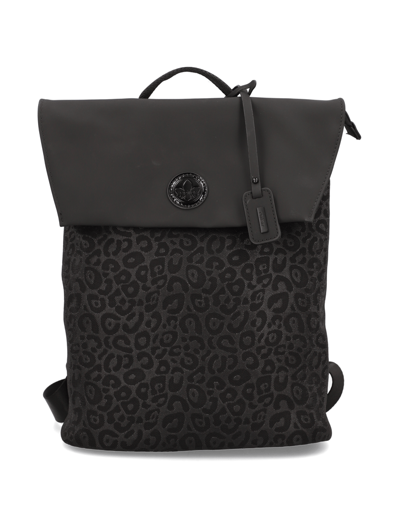 Rieker-imitácia-kože-ruksak-čierna