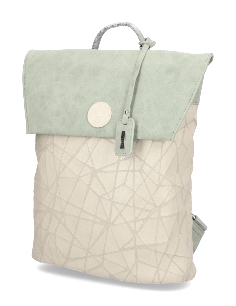 Rieker-Lederimitat-Rucksack-grün