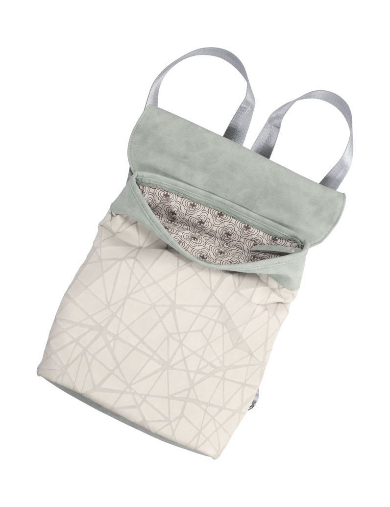 Rieker-Lederimitat-Rucksack-grün