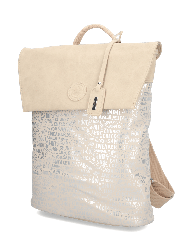 Rieker-Lederimitat-Rucksack-grün