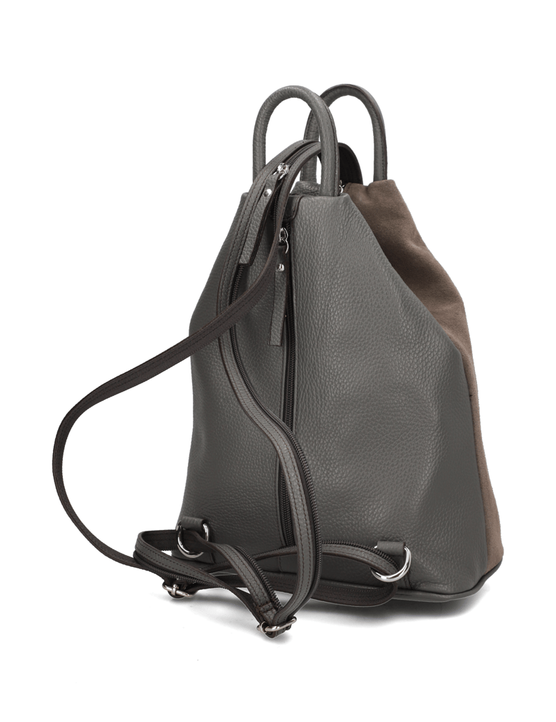 Lazzarini-kombinace-kůže-batoh-černá