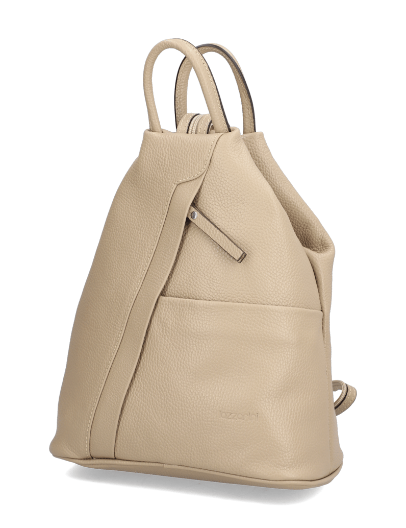 Lazzarini-Glattleder-Rucksack-schwarz