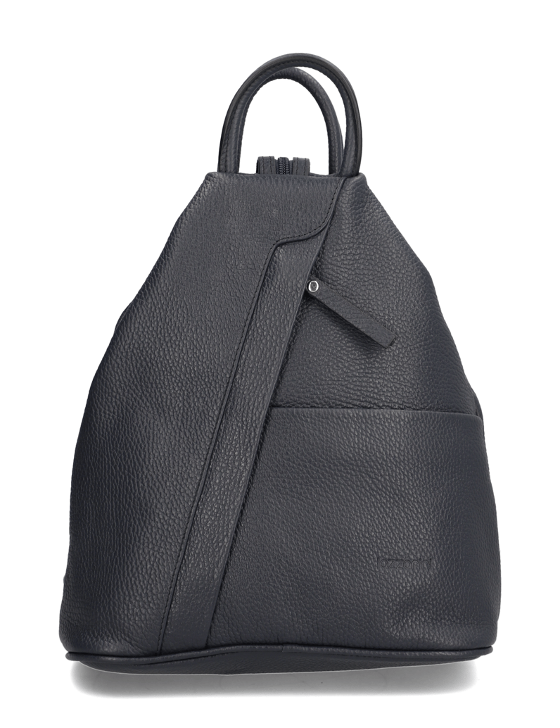 Lazzarini-hladká-kůže-batoh-černá