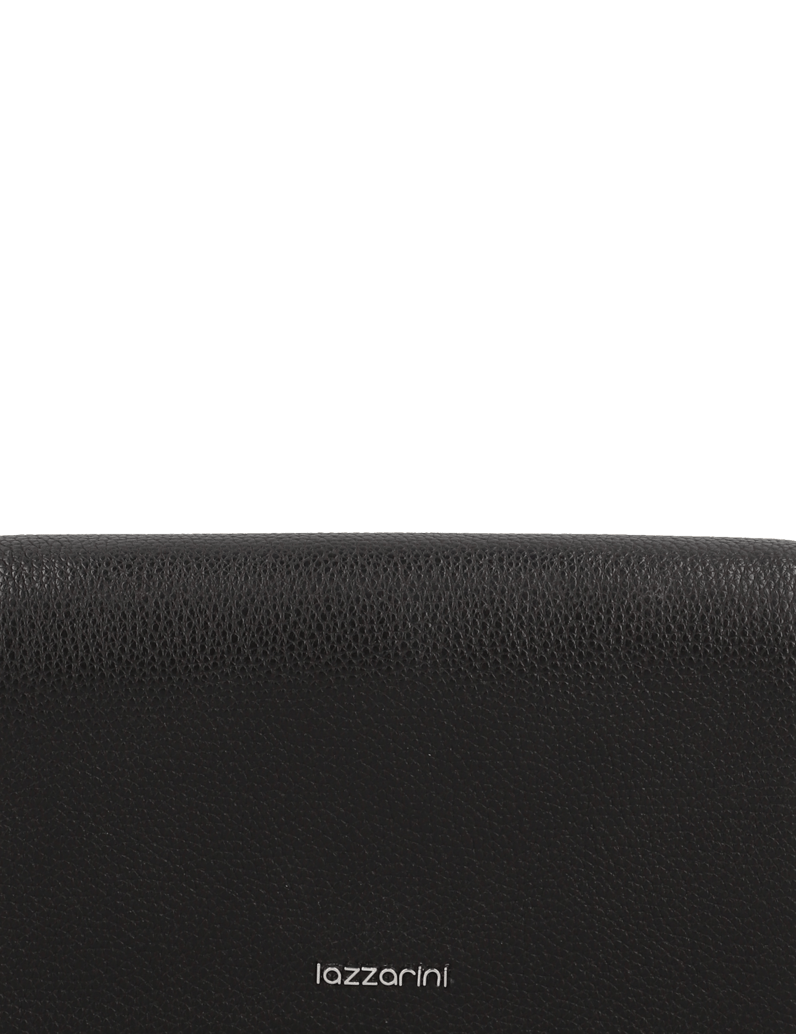 Lazzarini-imitácia-kože-večerná-taška-čierna