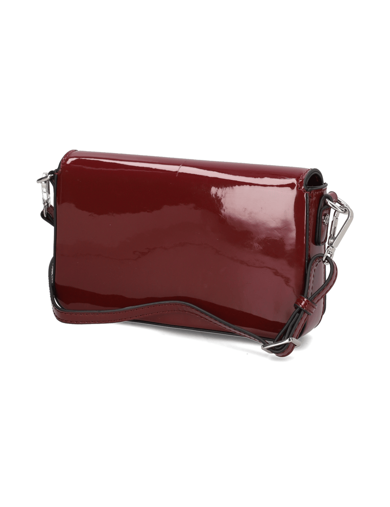 Lazzarini-Synthetik-Lack-Clutch-schwarz