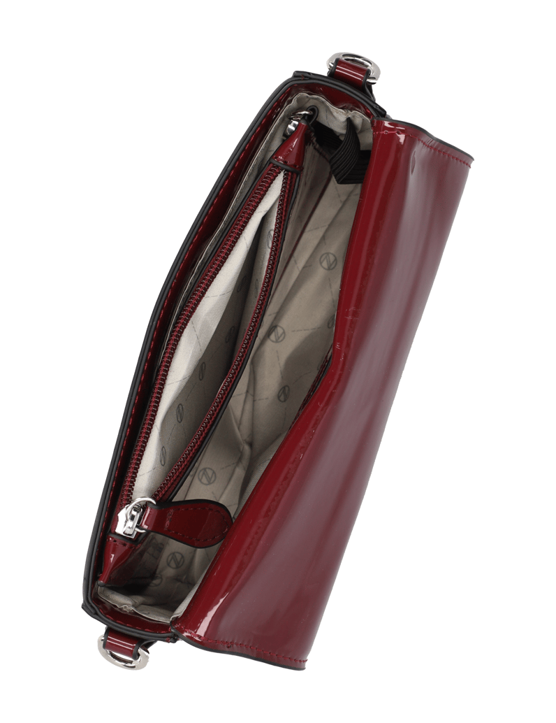 Lazzarini-Synthetik-Lack-Clutch-schwarz