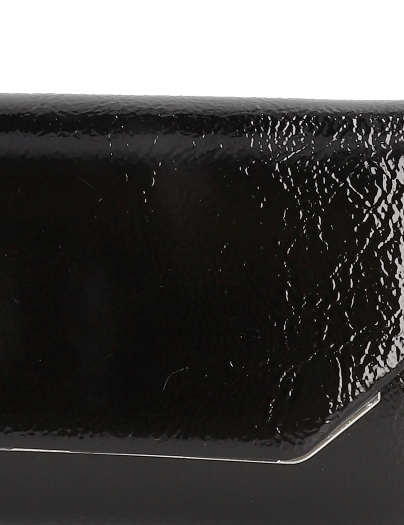 TAMARIS-sintetičen-lak-clutch-torbica-črna