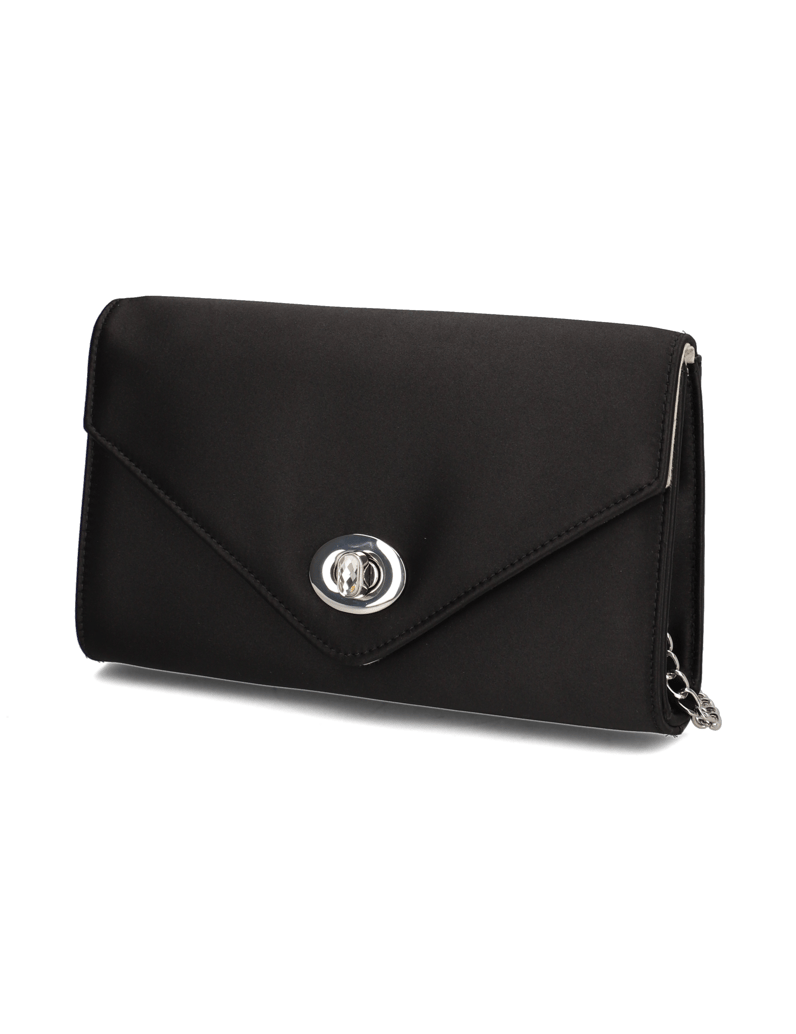 Lazzarini-textil-večerná-taška-čierna