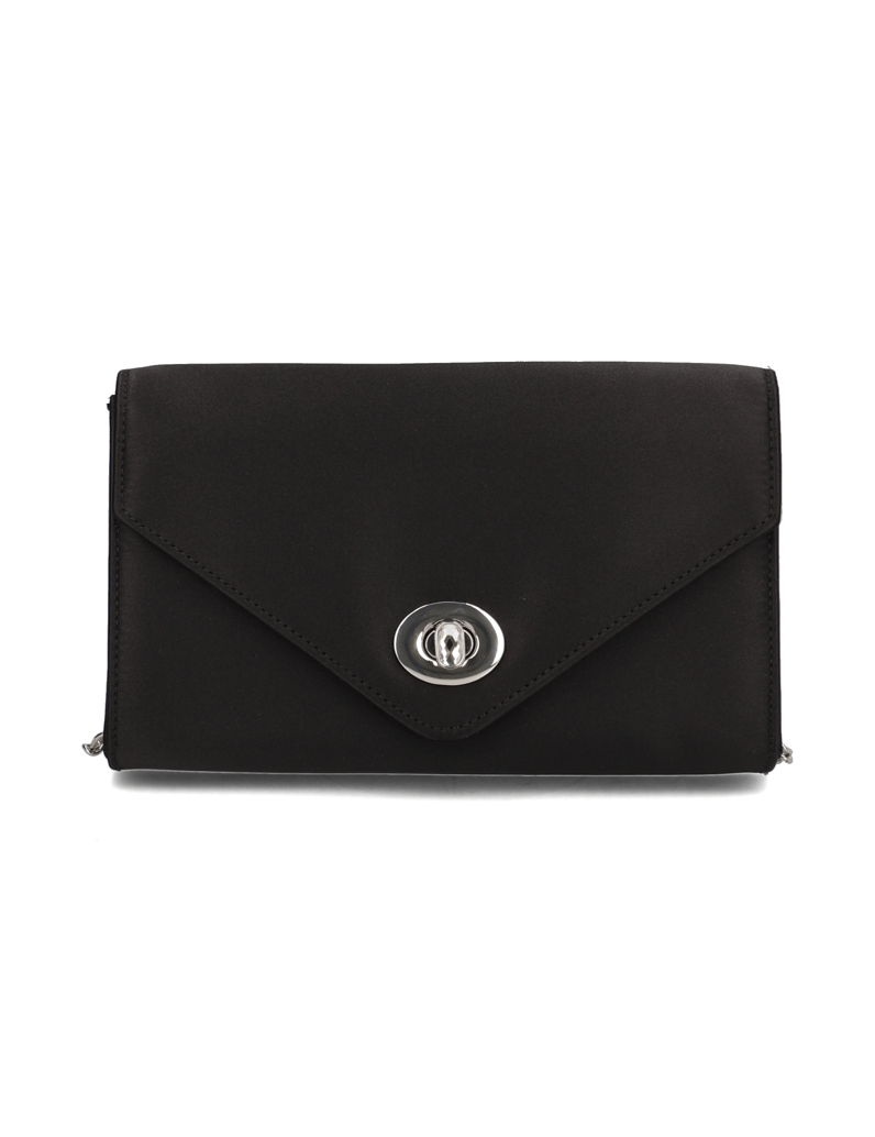 Lazzarini-textil-večerná-taška-čierna