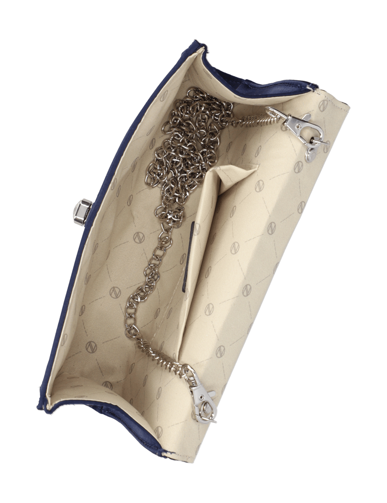 Lazzarini-textil-večerná-taška-čierna