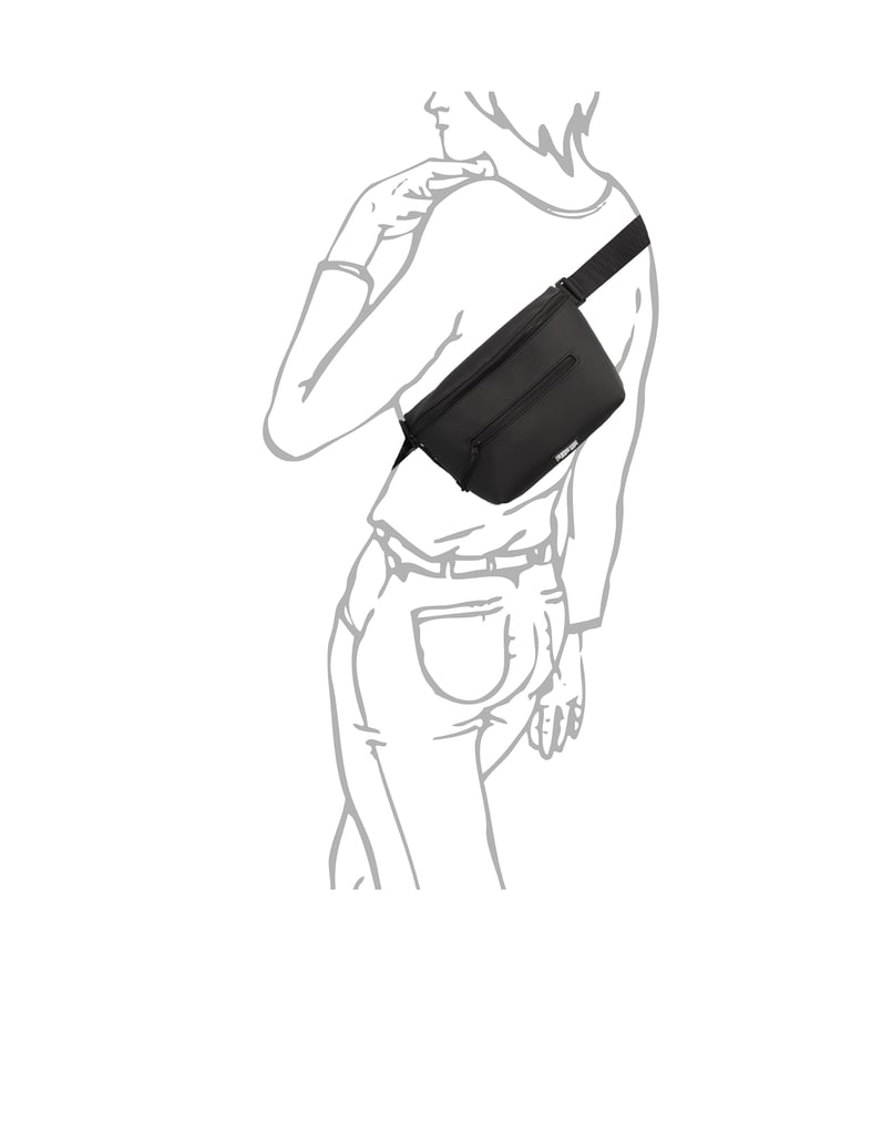 OMG!-Lederimitat-Waistbag-schwarz
