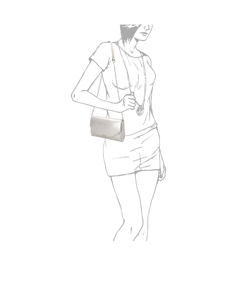 OMG!-poliester-clutch-torbica-bela