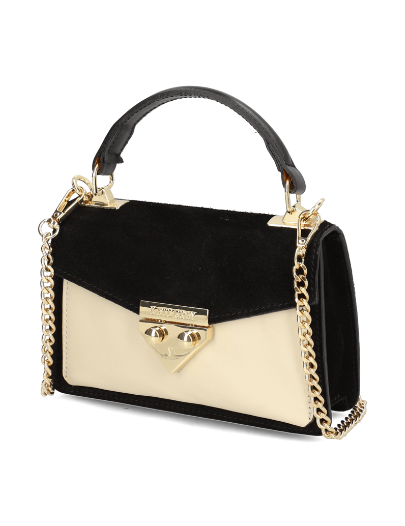 Kate-Gray-Lederkombination-Mini-Bag