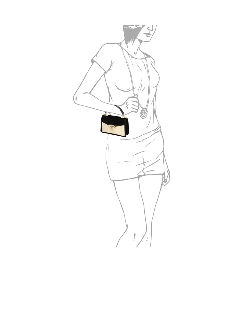 Kate-Gray-Lederkombination-Mini-Bag