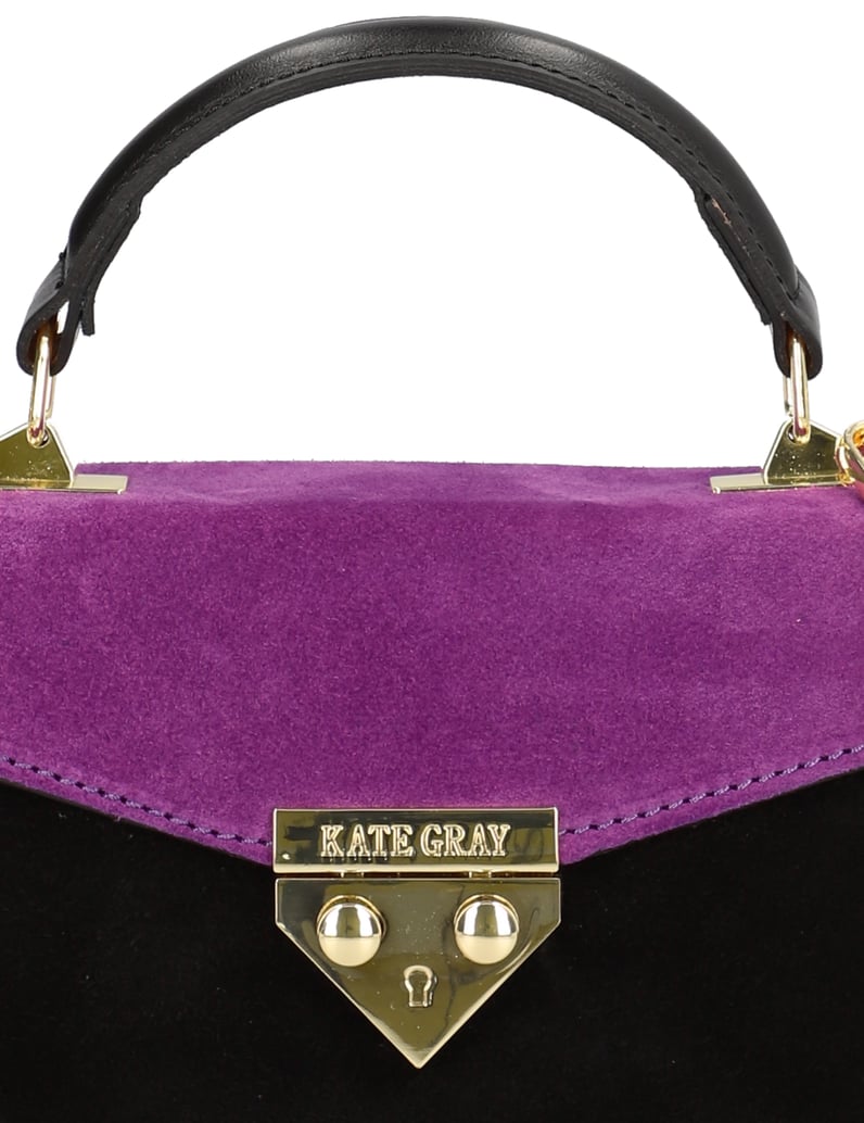 Kate-Gray-Veloursleder-Mini-Bag