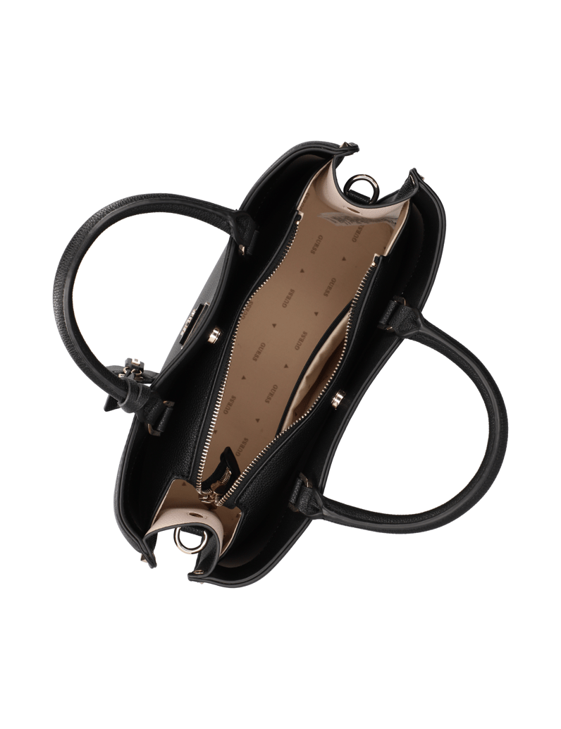 GUESS-MERIDIAN-GIRLFRIEND-SATCHEL-čierna