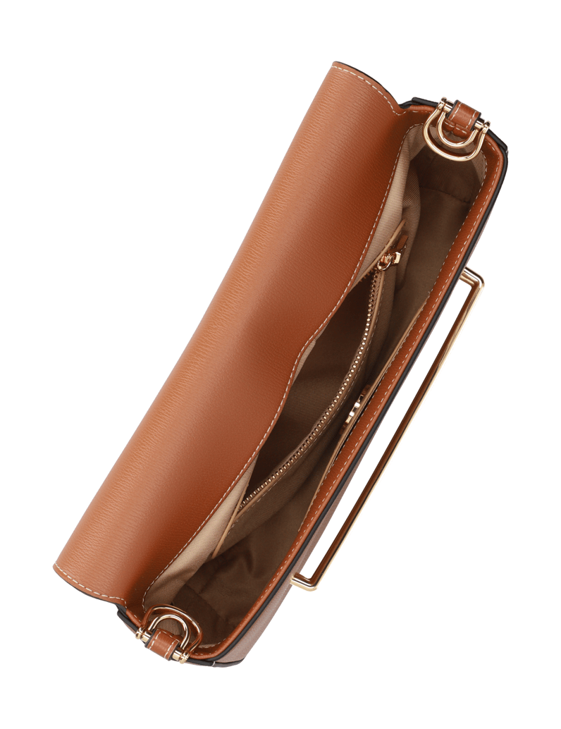 LOVE-MOSCHINO-Lederimitat-Tasche-cognac