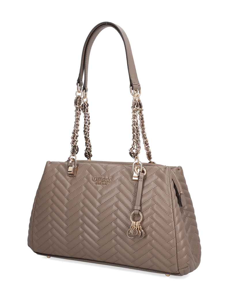GUESS-Shoulder-Satchel-béžová