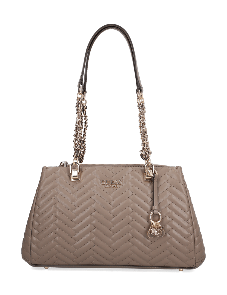 GUESS-Shoulder-Satchel-béžová