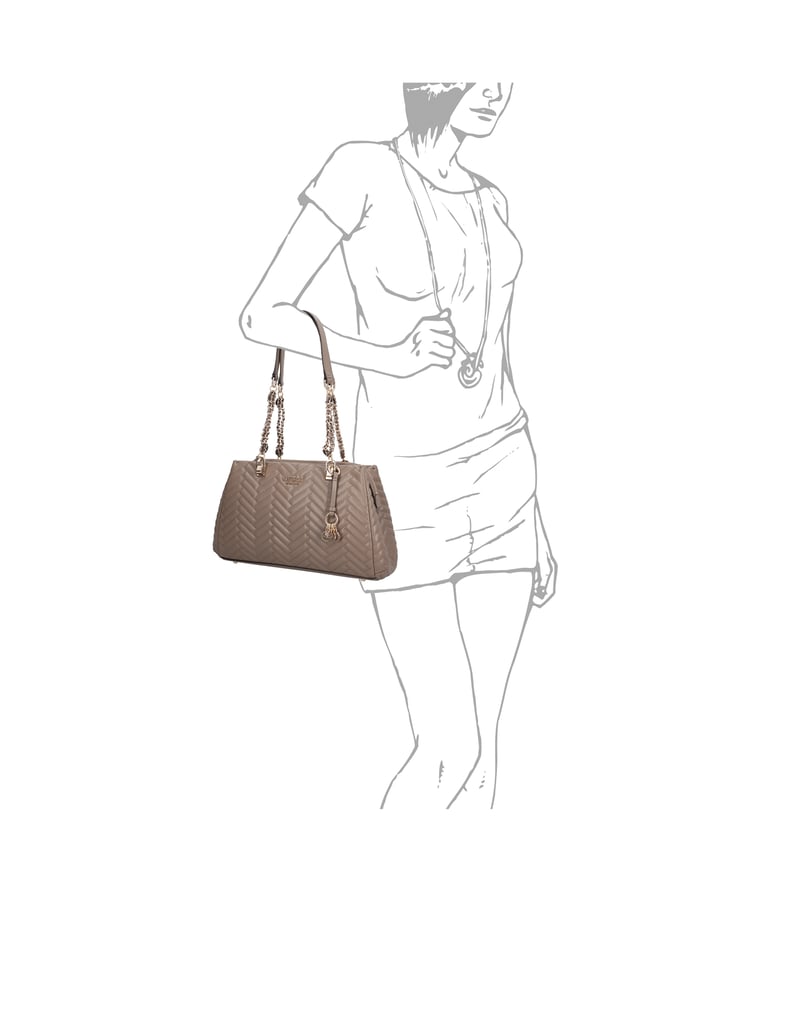 GUESS-Shoulder-Satchel-béžová