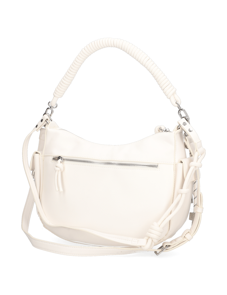 DESIGUAL-Lederimitat-Tasche-schwarz