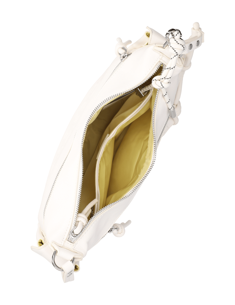 DESIGUAL-Lederimitat-Tasche-schwarz