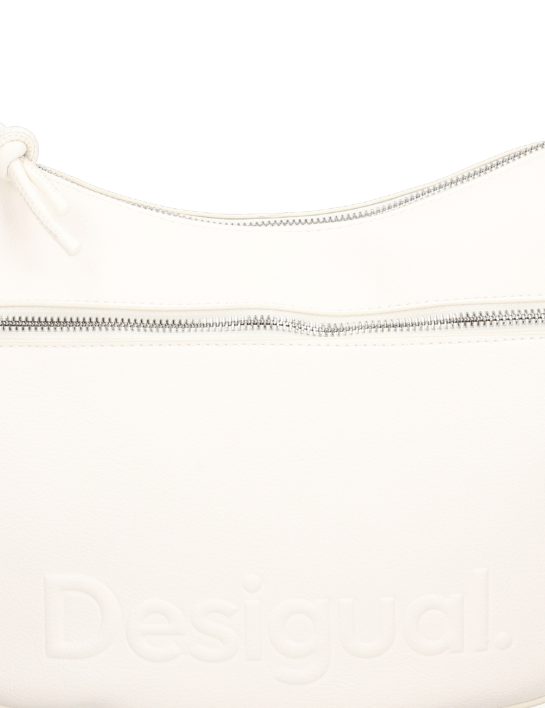 DESIGUAL-Lederimitat-Tasche-schwarz