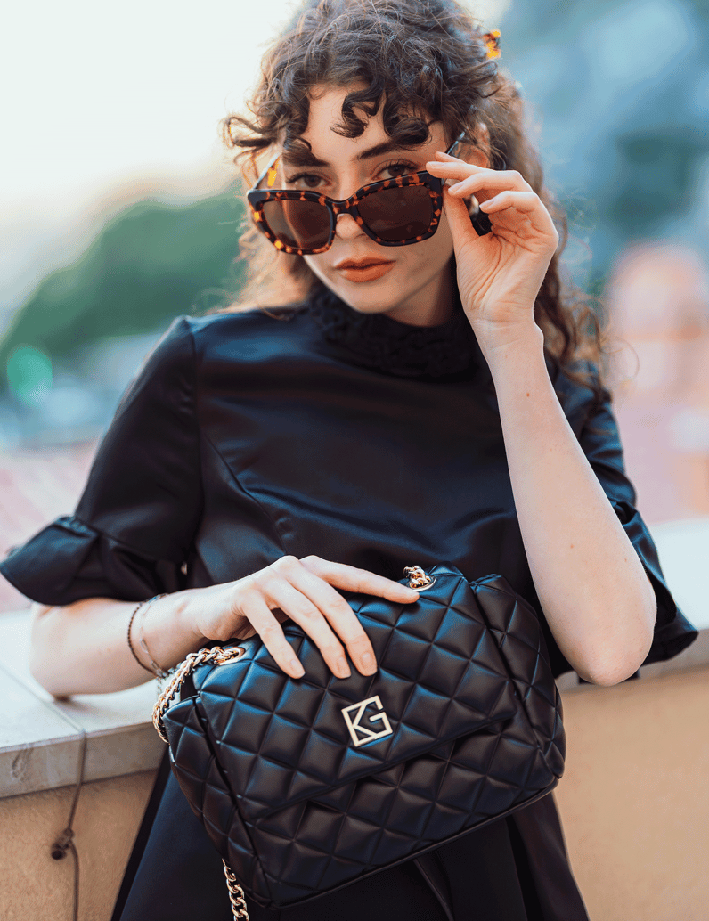 Kate-Gray-imitácia-kože-taška-čierna