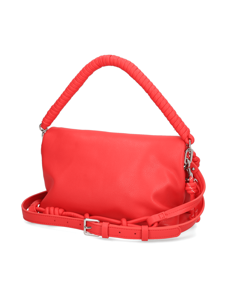 DESIGUAL-Lederimitat-Tasche-rot