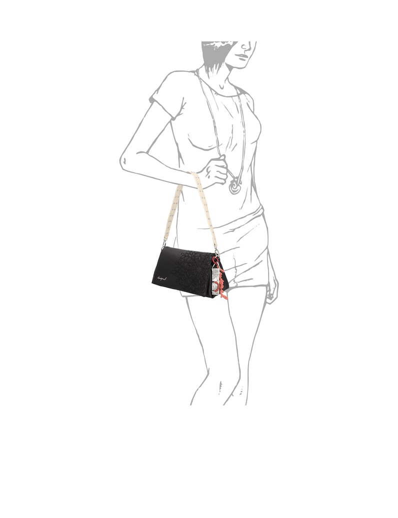 DESIGUAL-Tasche-schwarz