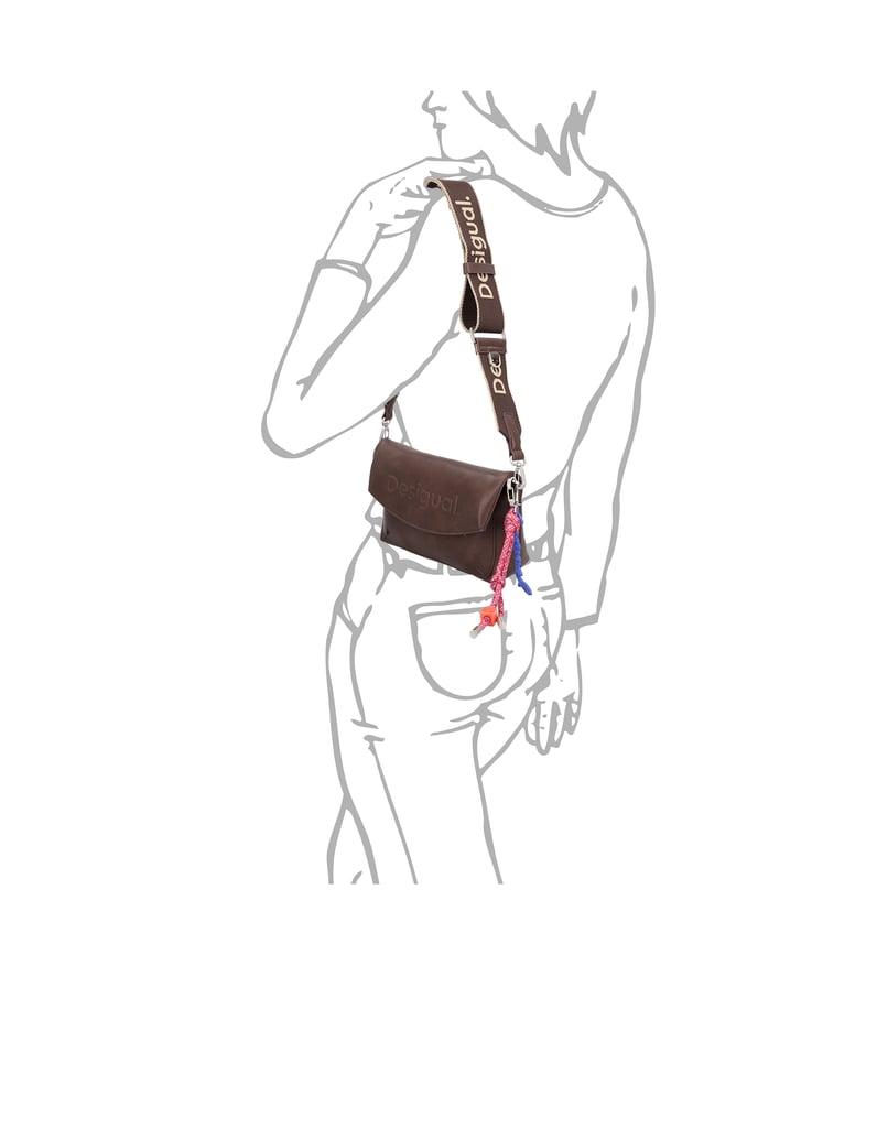 DESIGUAL-Tasche-braun