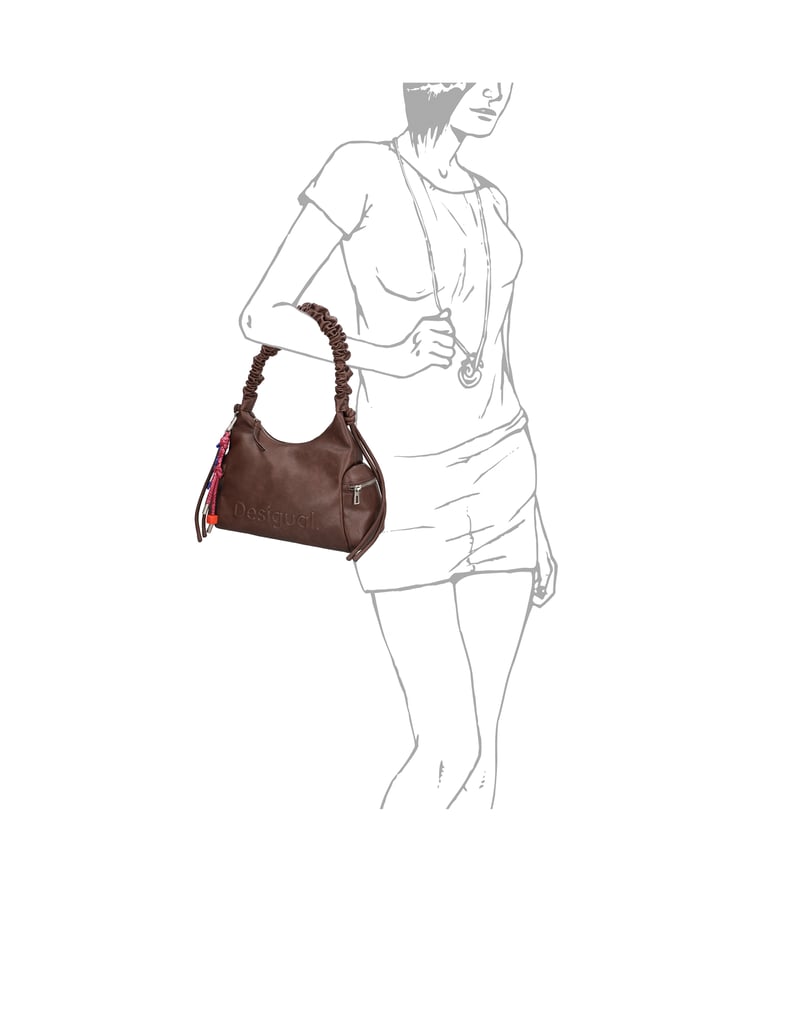 DESIGUAL-Tasche-braun