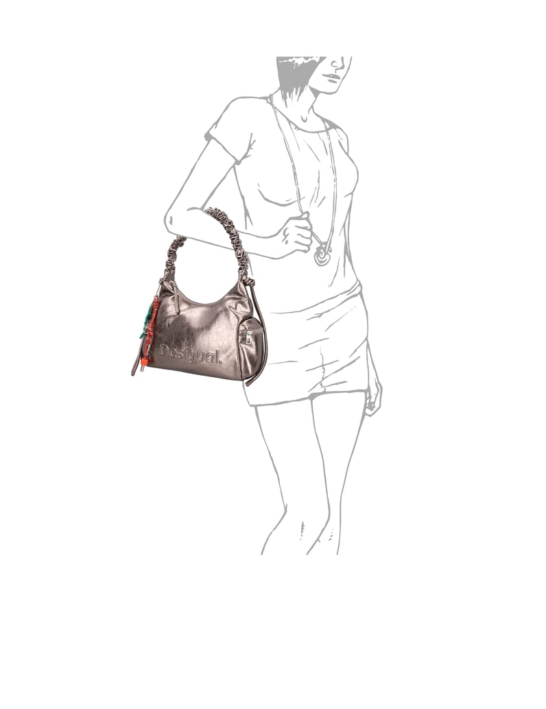 DESIGUAL-Tasche-braun